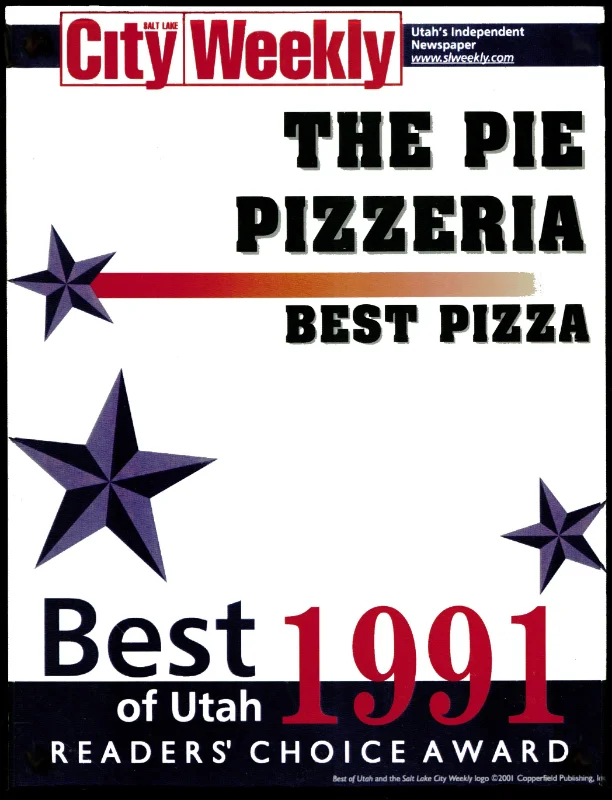 City Weekly - Best Pizza &mdash; 1991